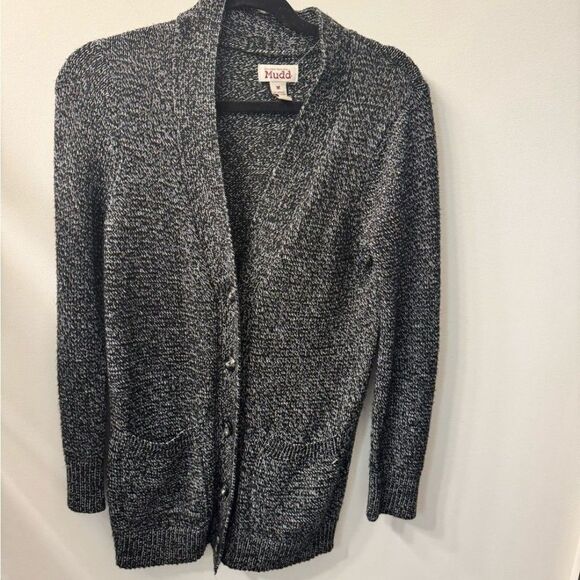 Mudd Gray button up cardigan - Picture 1 of 6